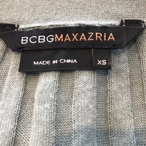 BCBG SAGE GREEN LIGHT WEIGHT BELTED CARDIGAN XS - Picture 12 of 13